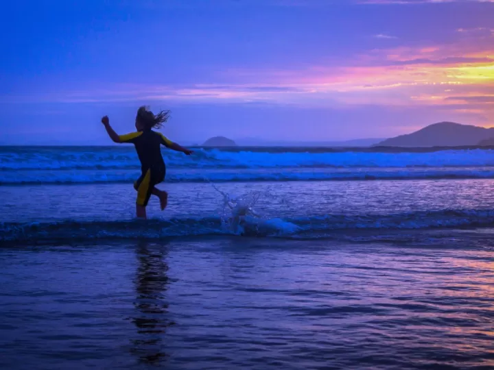 boya para saltar en la playa